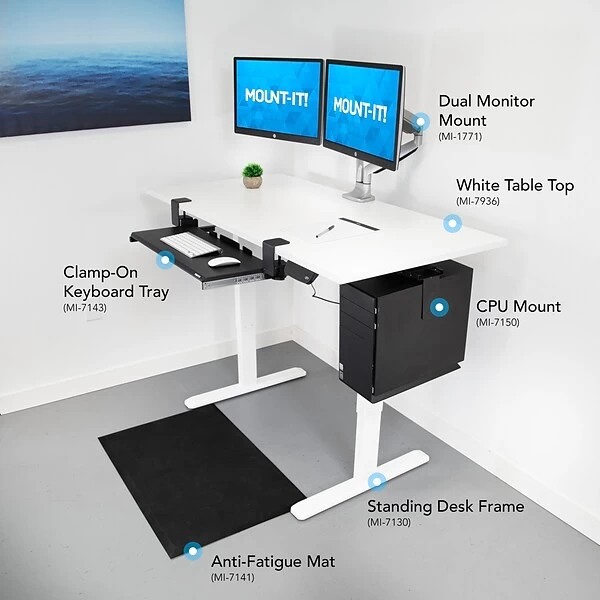 Mount-It! Executive Pro Standing Desk Bundle 1 Mount-It! Executive Pro Standing Desk Bundle