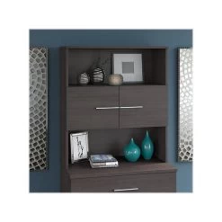 Bush Business Furniture Office 500 36 "W Desktop Hutch, Storm Gray (OFH136SG)