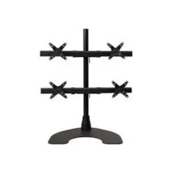Ergotech Quad Heavy Duty Desk Stand, Up To 24" Monitors, Black (100-D28-B22-HD)
