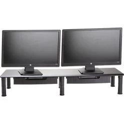 Mind Reader Adjustable Monitor Stand, Black (DUBMODR-BLK)