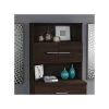 Bush Business Furniture Office 500 36 "W Desktop Hutch, Black Walnut (OFH136BW)
