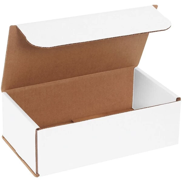 Partners Brand Corrugated Mailers, 9" X 5" X 3", White, 50/Bundle (M953) 2 Partners Brand Corrugated Mailers, 9" X 5" X 3", White, 50/Bundle (M953) - Image 2